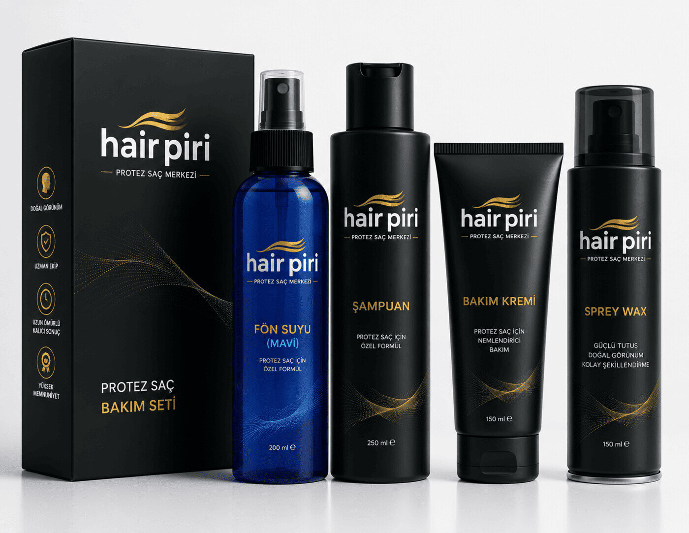 Hairpiri protez saç bakım seti